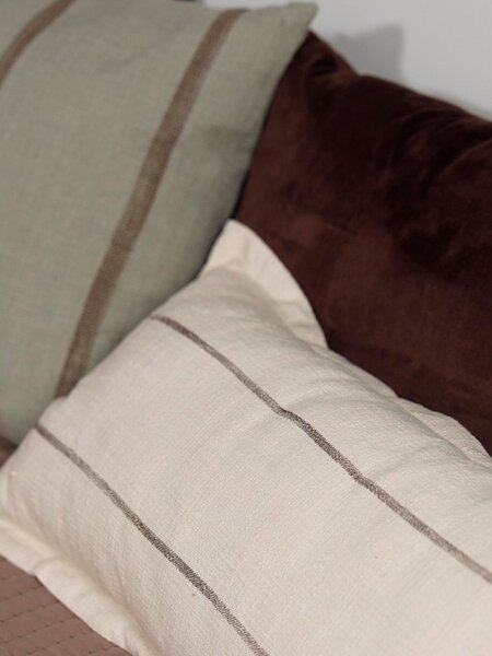 Zierkissen KLOKKELYNG 30x70 natur/braun