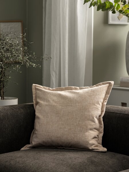 Pynteputetrekk TOPPKLOKKE 50x50 beige