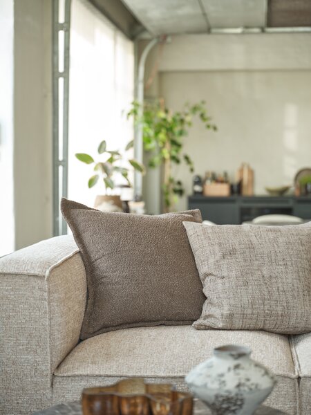 Pynteputetrekk TOPPKLOKKE 50x50 brun