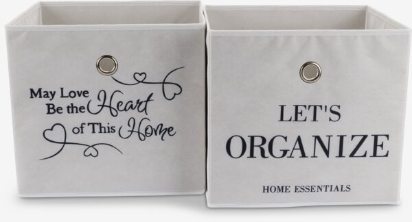 Panier FINNIAN l32xL28xH30cm ass.