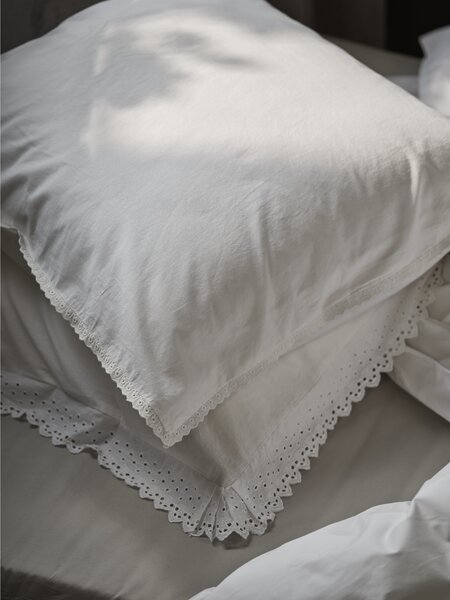 Taie d'oreiller LIVA 50x70/75 blanc