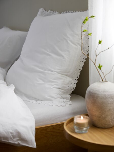 Povlak na polštář LAURA 70x80/90 bílá
