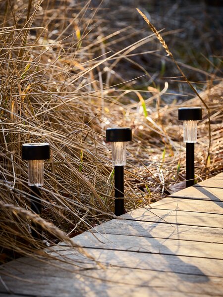 Solarna lampa JAKTFALK Ø6xV36cm crna