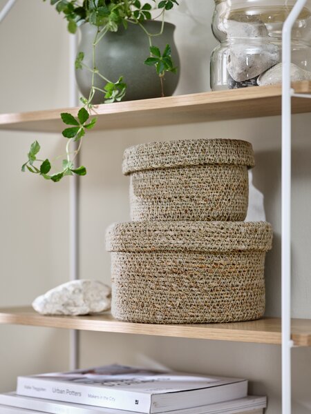 Boks HARRY Ø15/20 m/lokk 2stk/pk natur