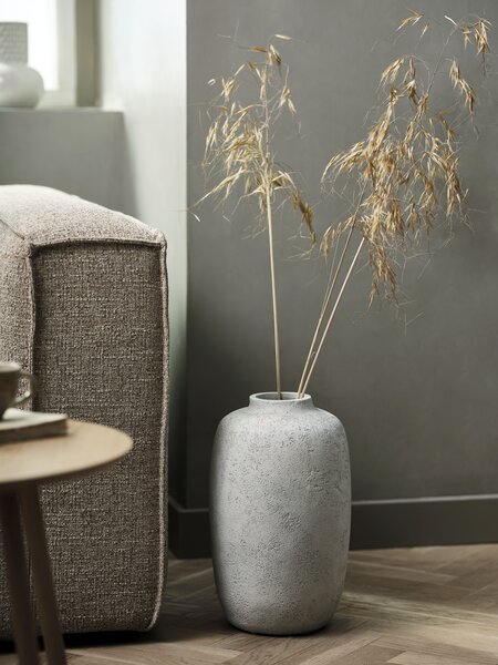 Vase ROLAND D23xH38cm light grey