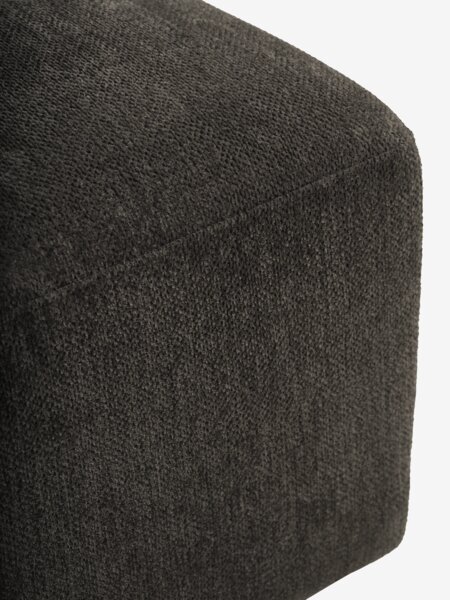 Sofa module SKEJBY chaise longue right dark brown