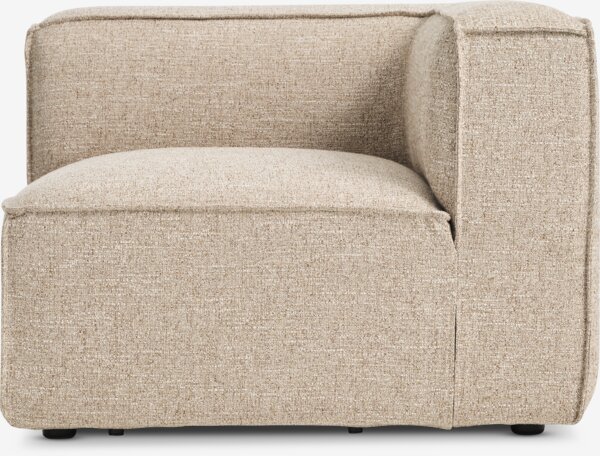 Sofa module SKIBBY corner/end sand fabric