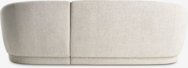 Bank ANDRUP chaise longue rechts beige stof