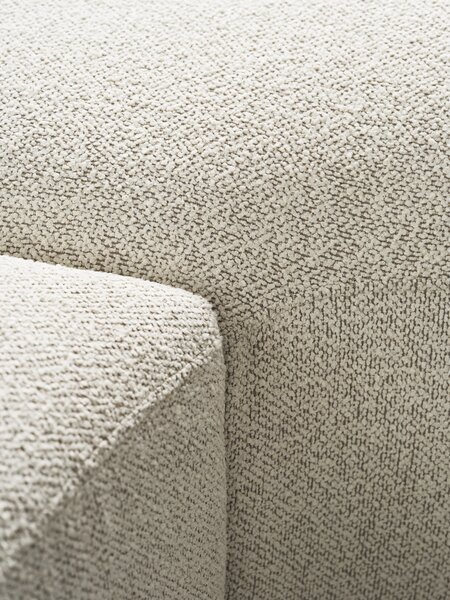 Bank ANDRUP chaise longue rechts beige stof