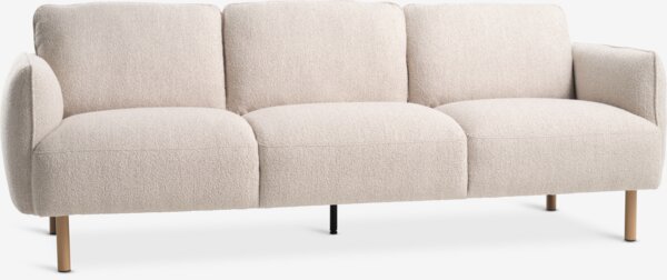 Sofa DALSHUSE 3 seater beige fabric