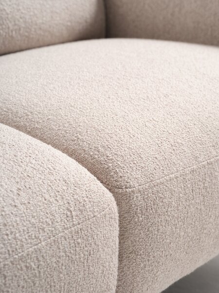 Sofa DALSHUSE 3 seater beige fabric