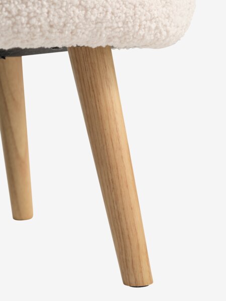 Sofa GLOSTRUP 2 seater off-white teddy fabric