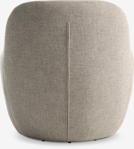 Armchair SANDBJERG swivel sand fabric