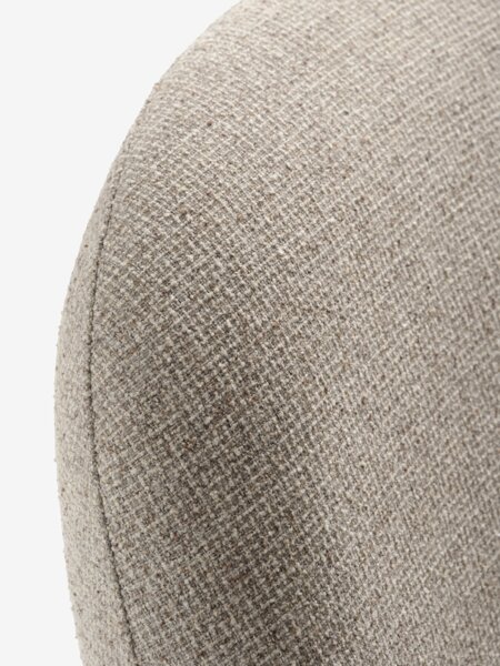 Armchair SANDBJERG swivel sand fabric