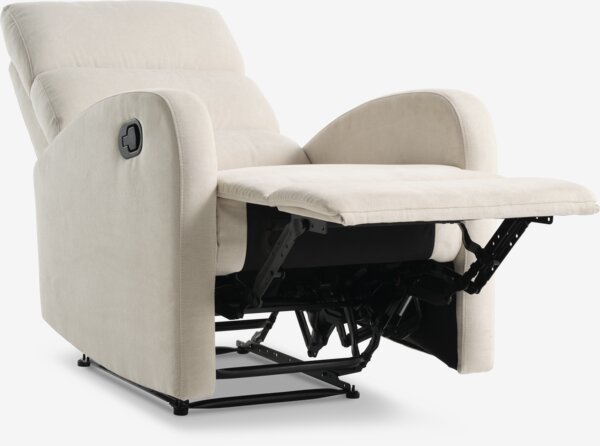 Recliner NAKSKOV sand stoff