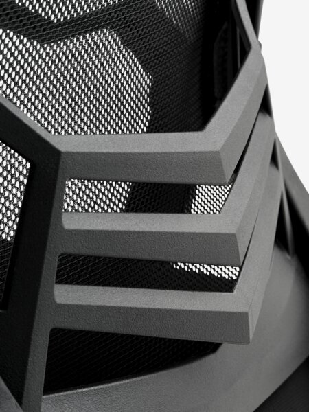 Office chair ASMINDERUP black mesh/black fabric