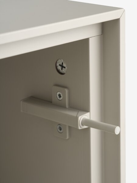 Reolmodul GEDSTED skap beige