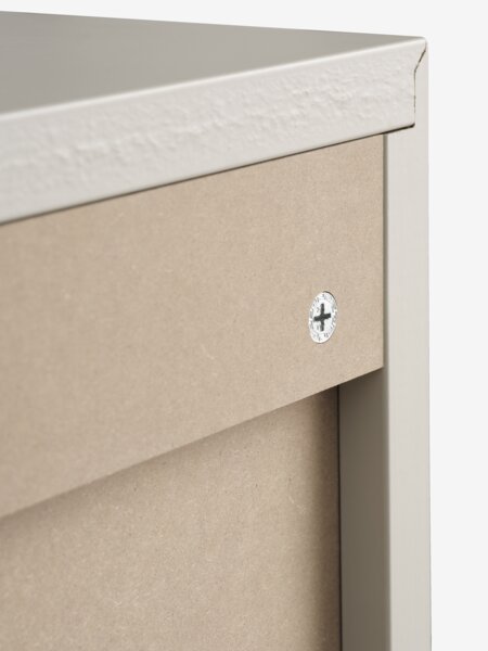 Reolmodul GEDSTED skap beige