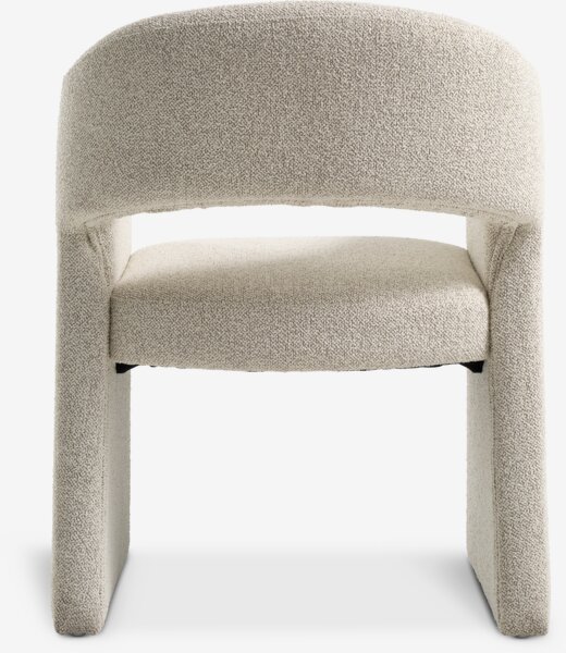 Dining chair GANTRUP beige fabric