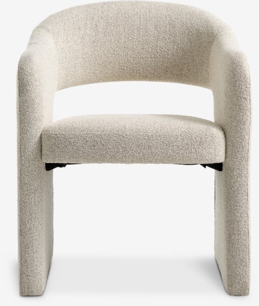 Dining chair GANTRUP beige fabric