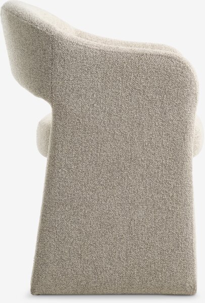 Dining chair GANTRUP beige fabric