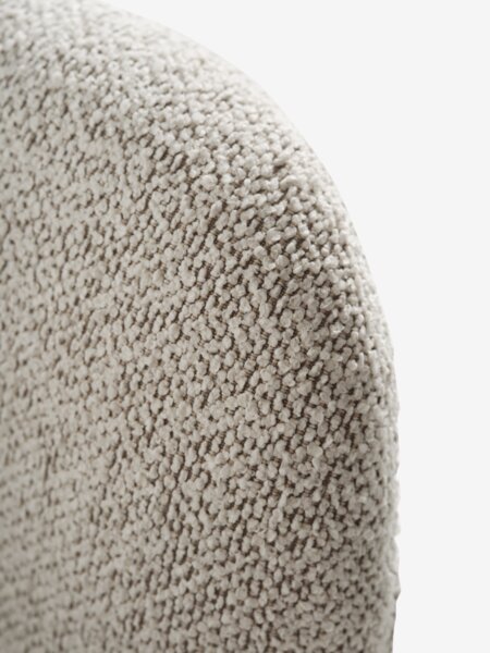 KLIPLEV Ø120 bord travertin + 4 GANTRUP stolar beige