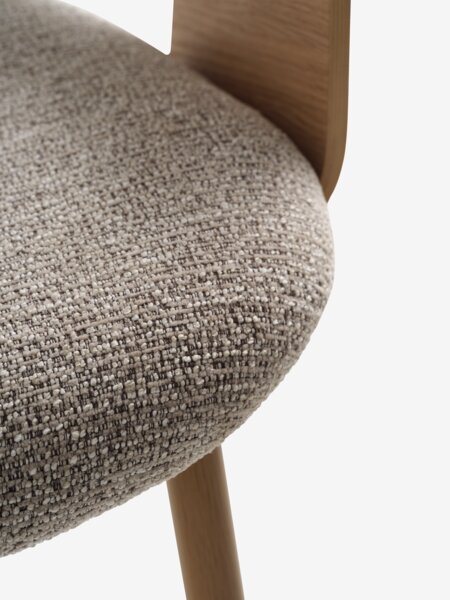 NORDENSKOV L160/240 natural oak + 4 HVIDING natural oak