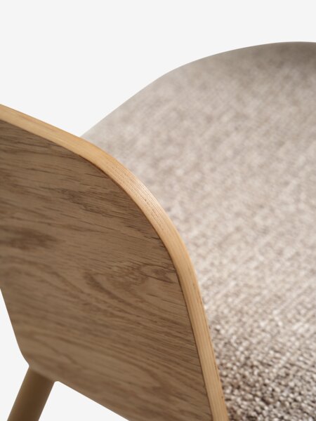 NORDENSKOV L160/240 natural oak + 4 HVIDING natural oak