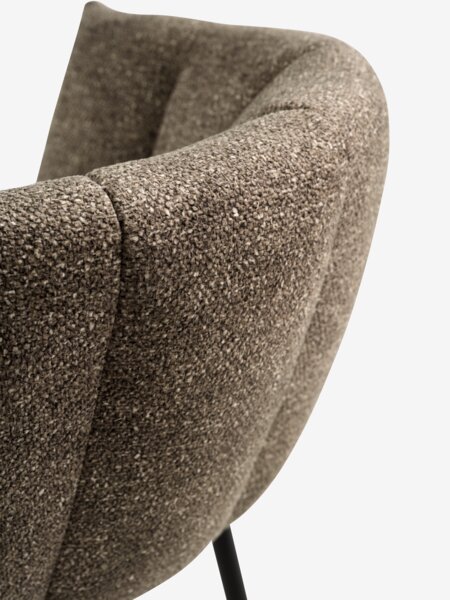 KORSKRO L200/326 naturel eiken + 4 PEJRUP bruin/zwart