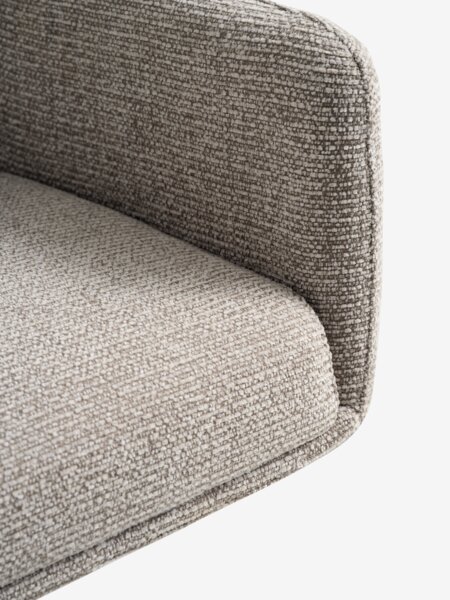 MARSTRAND L200/280 naturel eiken + 4 VEMMETOFTE beige