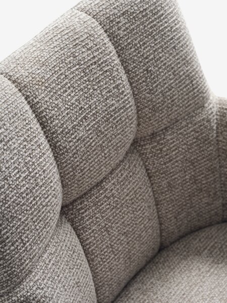 MARSTRAND L200/280 bord natur ek + 4 VEMMETOFTE stol beige