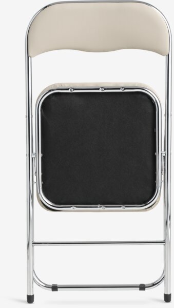 Folding chair VUST beige/chrome