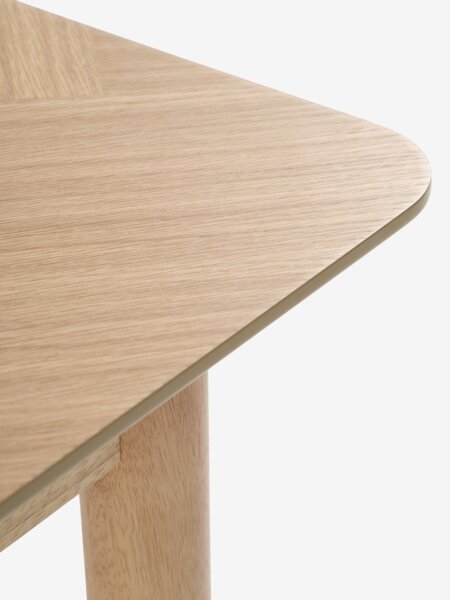 NORDENSKOV L160/240 natural oak + 4 HVIDING natural oak