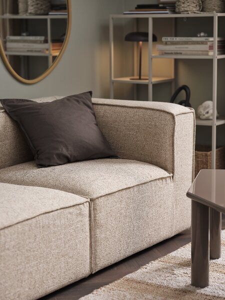 Sofa module SKIBBY corner/end sand fabric