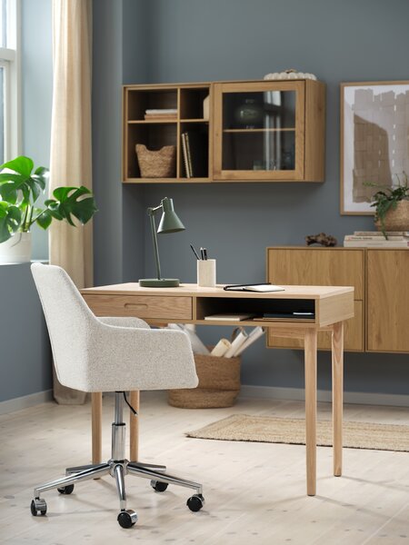 Skrivebord MARSTRAND 50x100 natur eik