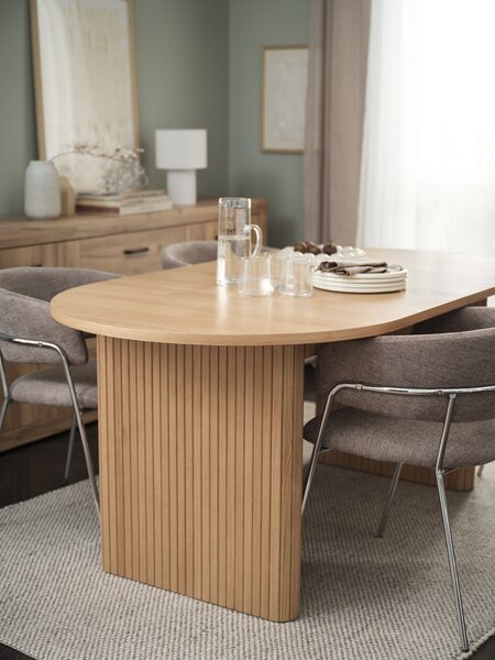 Spisebord LYNGVIG 95x180/260 natur eik