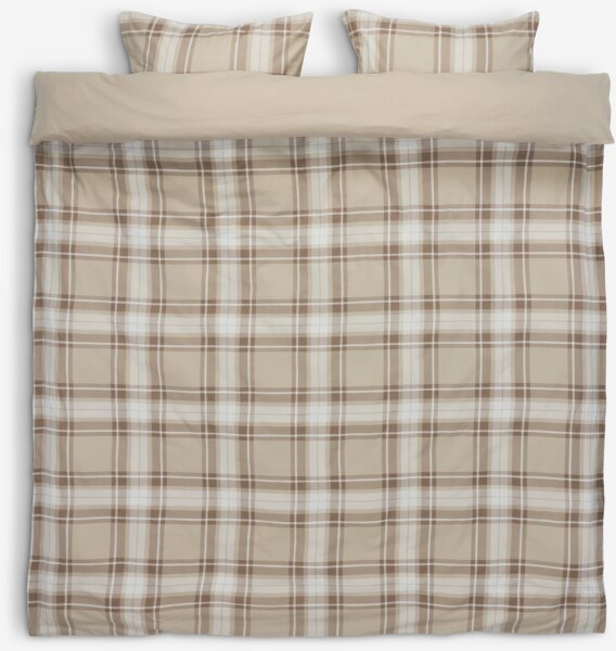 Flanellsengesett FRANCISKA 140x220 beige