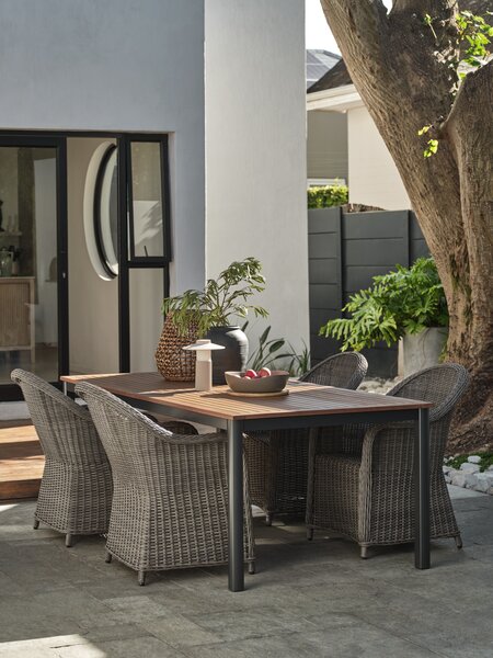 Gartensessel GAMMELBY grau