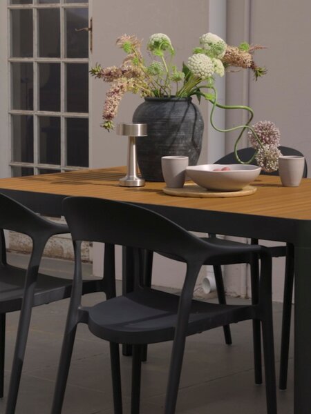 SIRDAL L149 table hardwood + 4 NANNESTAD chair