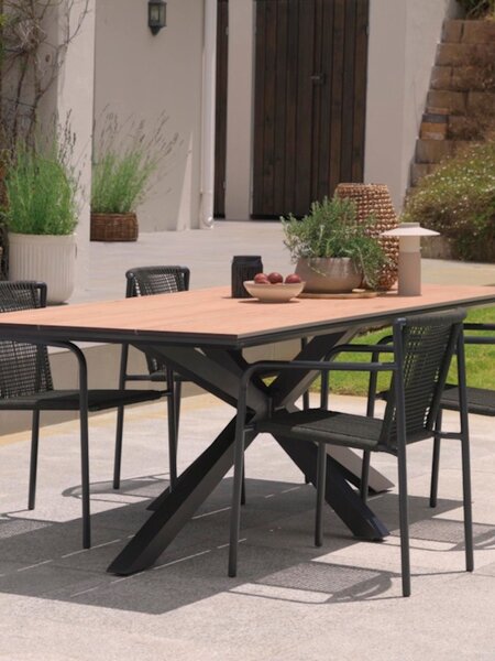 YPNASTED L215 table natural + 4 KRISTIANSTAD chair