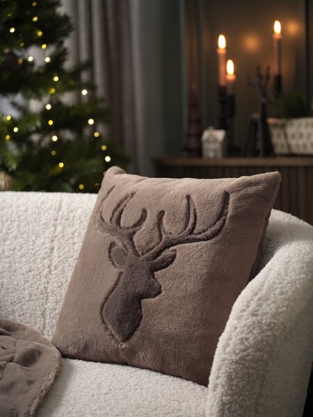 Cushion LOKI 45x45 brown