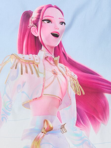 Povlečení K-POP DEMON HUNTERS 140x200 fialová