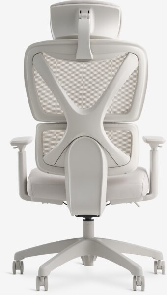 Office chair VARPELEV beige mesh/beige