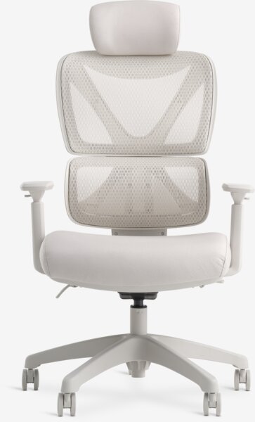 Office chair VARPELEV beige mesh/beige