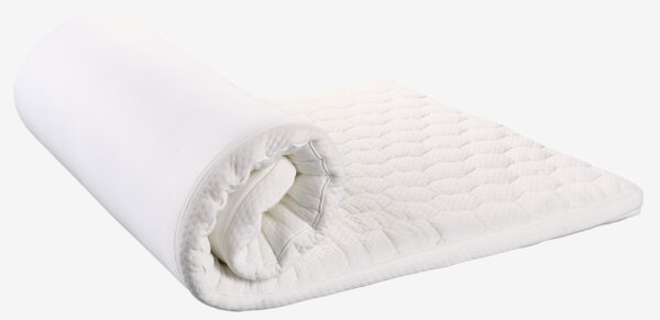 Overmadrass 80x200 KVISTEN hvit