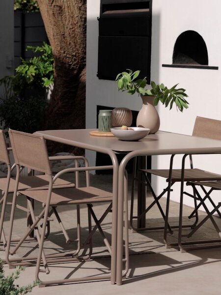 RAUMA D140 stol + 4 LIFJELL stolice tamni pijesak