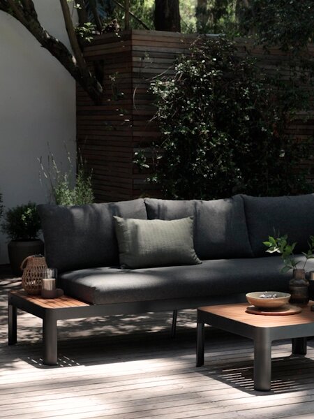 Σαλόνι κήπου SIRDAL 5 ατόμ. σκούρο γκρι