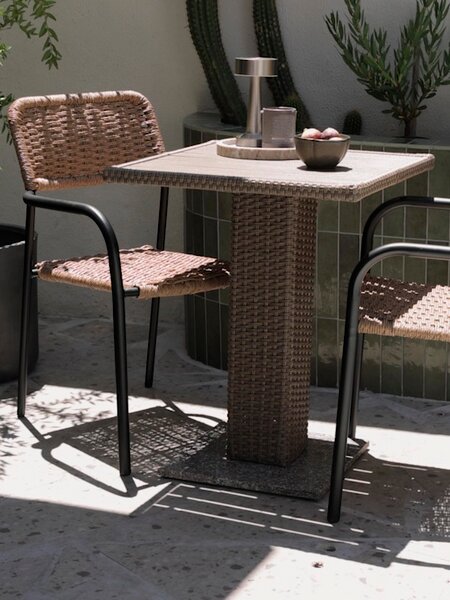 THY L60 Tisch + 2 ORKANGER Stuhl natur