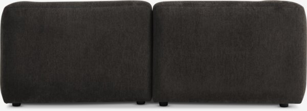 Modulaire bank SKEJBY 2-zits donkerbruine stof