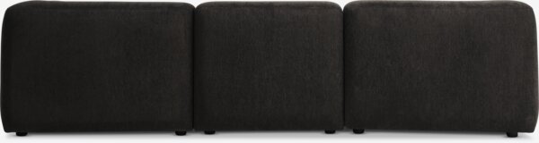Modular sofa SKEJBY 3 pers. chaise longue dark brown